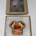 Custom Beaded Orange Shirt Pin
